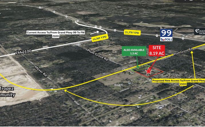 Pictures of Land property located at 69 Magnolia Blvd, New Caney, TX 77357 for sales - image #1