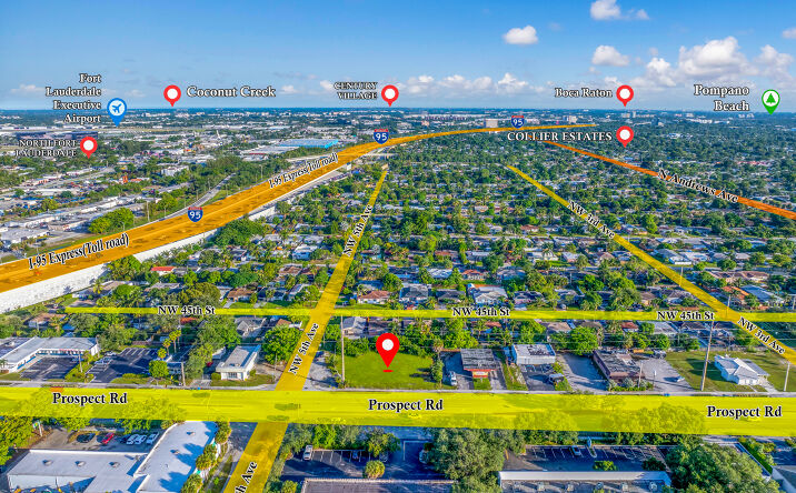 Pictures of Land, Retail, Mixed Use, Special Purpose property located at 481 Prospect Rd, Oakland Park, FL 33309 for sales - image #1