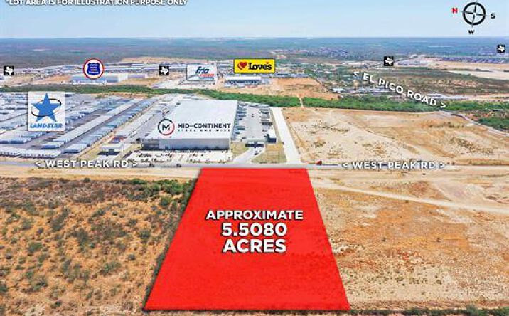 Pictures of Land property located at 18514 W Peak Rd, Laredo, TX 78045 for sales - image #1
