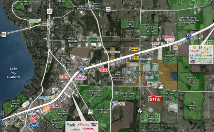Pictures of Land property located at NEQ of Highway 276 & FM-549, Rockwall, TX 75032 for sales - image #1