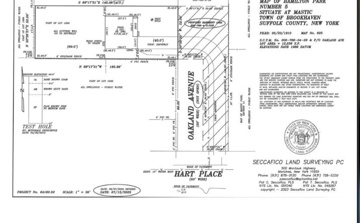 Pictures of Land property located at 45O Oakland Avenue, Brookhaven, NY 11950 for sales - image #1