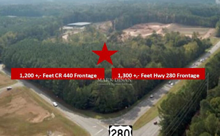 Pictures of Land property located at Hwy 280 and Co Rd 440, Chelsea, AL 35043 for sales - image #1