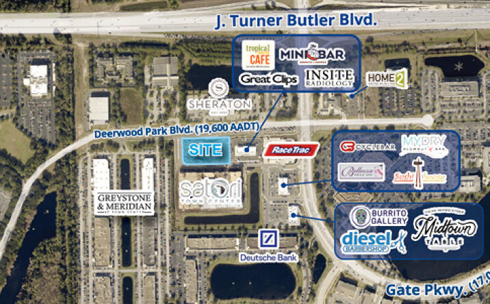 Pictures of Land, Mixed Use, Retail property located at 0 Gate Parkway and Deerwood Park Boulevard, Jacksonville, FL 32256 for sales - image #1