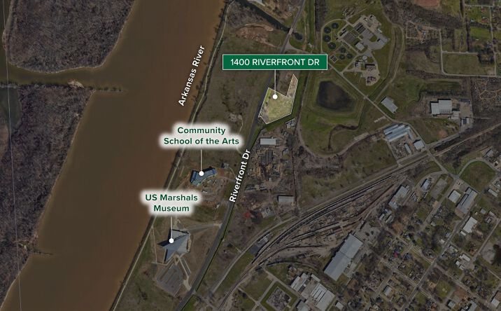 Pictures of Land property located at 1400 Riverfront Dr, Fort Smith, AR 72901 for sales - image #1