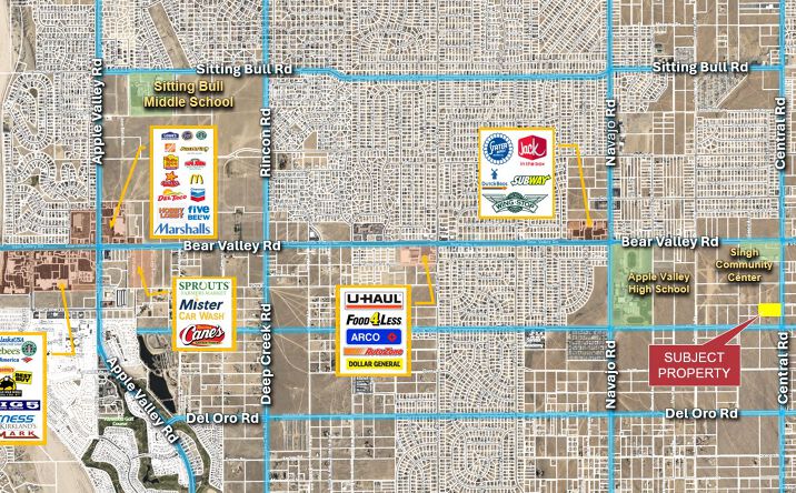 Pictures of Land property located at Central, Apple Valley, CA 92308 for sales - image #1