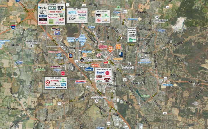 Pictures of Retail property located at 819 Memorial Blvd, Murfreesboro, TN 37129 for sales - image #1