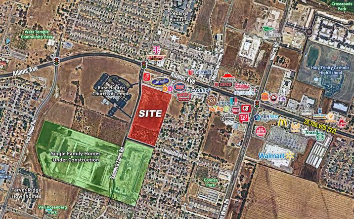 Pictures of Multifamily, Land property located at West Adams Avenue (FM 2305), Temple, TX 76504 for sales - image #1