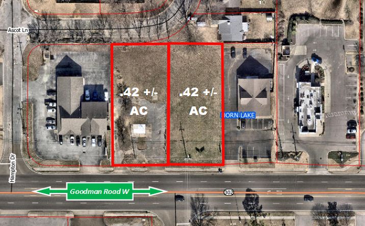 Pictures of Land property located at 3030 Goodman Road, Horn Lake, MS 38637 for sales - image #1