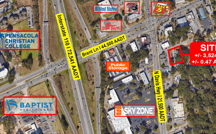 Pictures of Office property located at 511 Phyllis St, Pensacola, FL 32503 for sales - image #1
