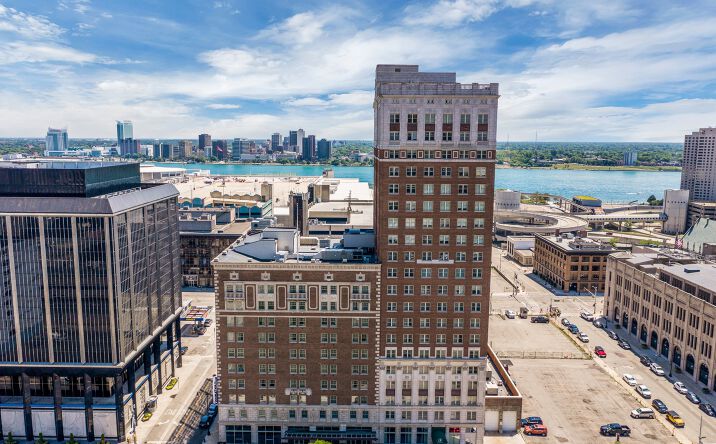 Pictures of Multifamily property located at 525 W. Lafayette Boulevard, Detroit, MI 48226 for sales - image #1