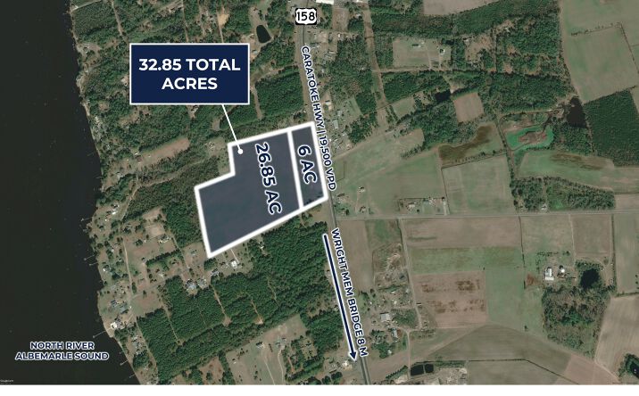 Pictures of Land property located at 7458 Caratoke Hwy, Jarvisburg, NC 27947 for sales - image #1