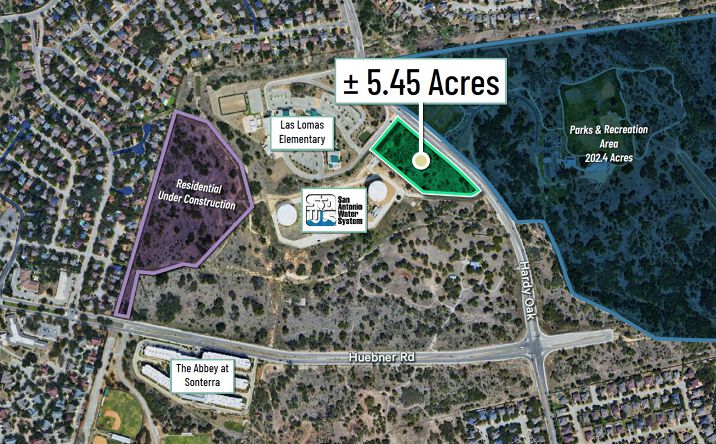 Pictures of Land property located at Huebner Rd & Hardy Oak, San Antonio, TX 78258 for sales - image #1
