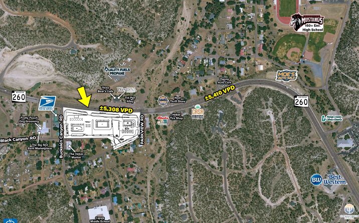 Pictures of Retail, Land property located at Parkview Rd & Hwy 260, Heber-Overgaard, AZ 85928 for sales - image #1