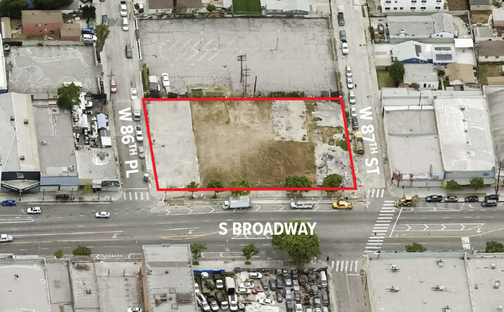 Pictures of Land property located at 8650- 8680 S Broadway, Los Angeles, CA 90003 for sales - image #1