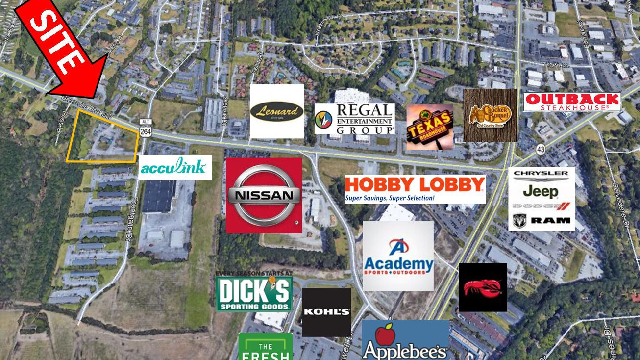 1105 Greenville Blvd SW, Greenville, NC 27834 Land for Sale REDUCED