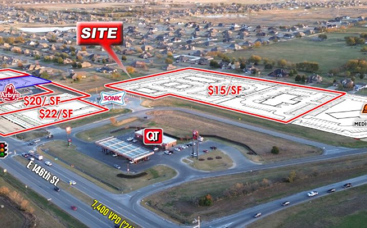 Pictures of Land, Retail property located at 14531 N 52nd East Ave, Collinsville, OK 74021 for sales - image #1