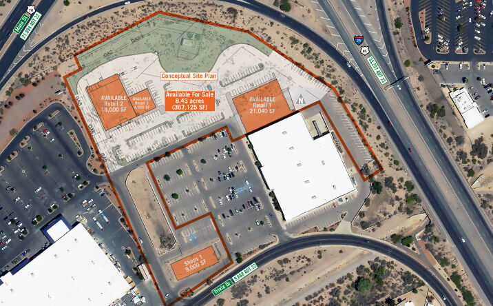 Pictures of Land, Retail property located at 2520 N Triviz Dr, Las Cruces, NM 88001 for sales - image #1