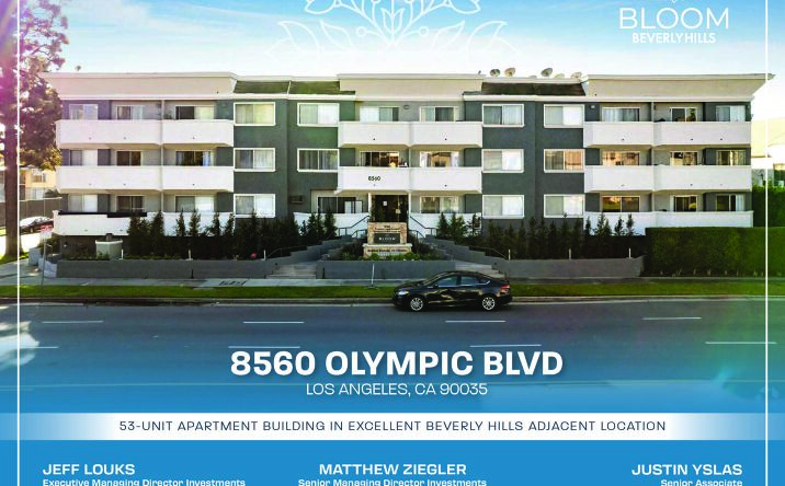 Pictures of Multifamily property located at 8560 W Olympic Blvd, Los Angeles, CA 90035 for sales - image #1