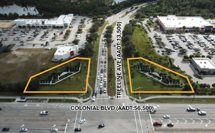 Pictures of Land property located at Colonial Blvd and Treeline Ave, Fort Myers, FL 33913 for sales - image #1