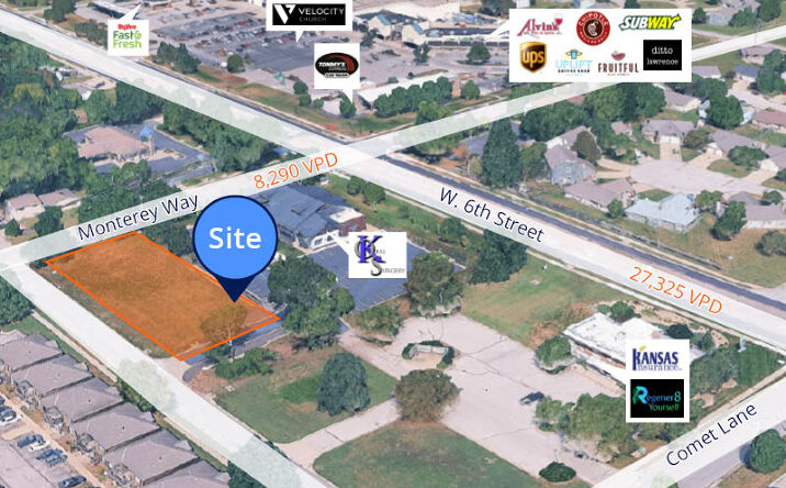 Pictures of Land property located at 620 Monterey Way, Lawrence, KS 66049 for sales - image #1