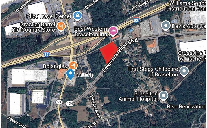 Pictures of Hospitality, Land, Office, Retail, Special Purpose property located at Zion Church Rd & Hwy 124, Braselton, GA 30517 for sales - image #1