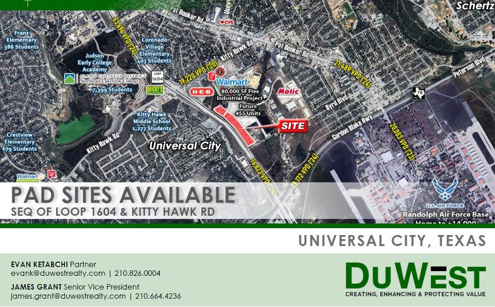 Pictures of Hospitality, Industrial, Land, Office, Retail property located at 11514 E Loop 1604 N, Universal City, TX 78148 for sales - image #1