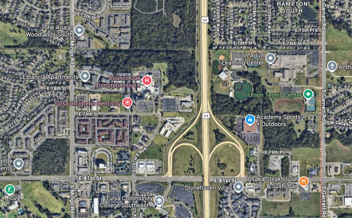 Pictures of Land property located at 9713 East 79th Street South, Tulsa, OK 74119 for sales - image #1