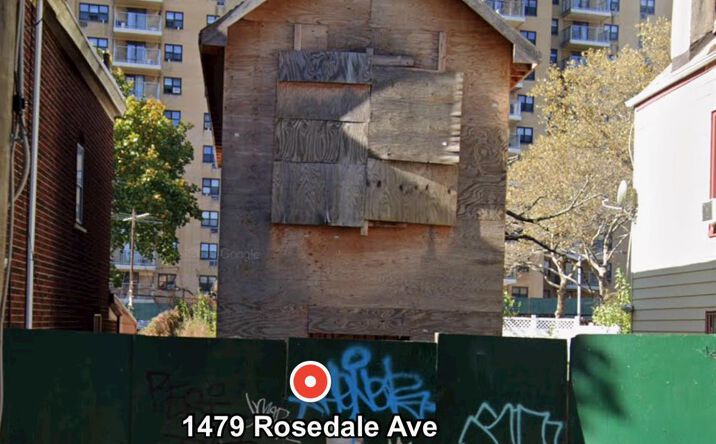 Pictures of Land, Multifamily property located at 1479 rosedale Avenue, New York, NY 10460 for sales - image #1