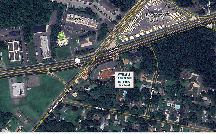 Pictures of Retail property located at 1302 NJ-38, Hainesport, NJ 08036 for sales - image #1