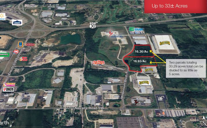 Pictures of Land property located at Millennium Blvd SE, Massillon, OH 44646 for sales - image #1