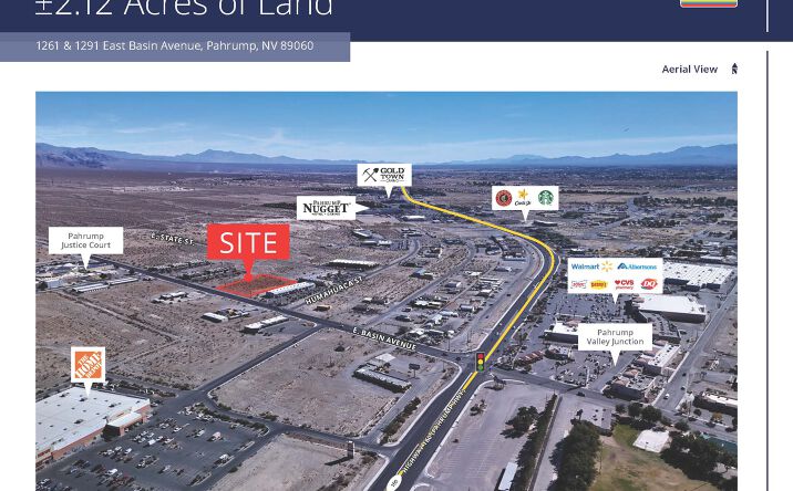 Pictures of Land property located at 1261 E. BASIN AVE, PAHRUMP, NV 89060 for sales - image #1