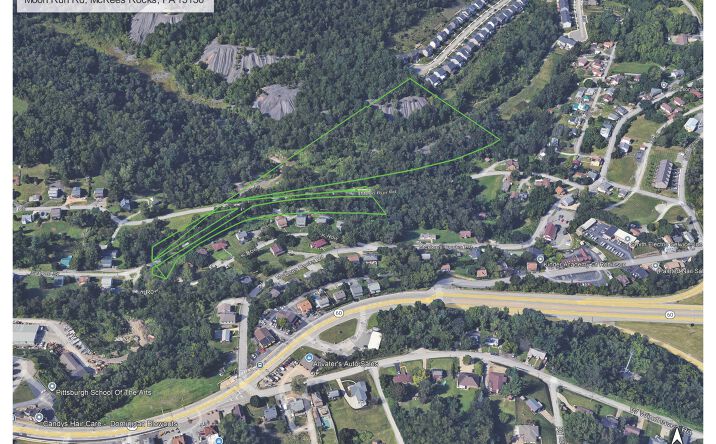 Pictures of Land property located at Moon Run Rd, McKees Rocks, PA 15136 for sales - image #1
