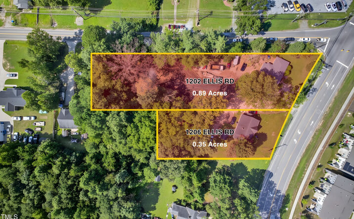 Pictures of Land property located at 1202 & 1206 Ellis Rd, Durham, NC 27703 for sales - image #1