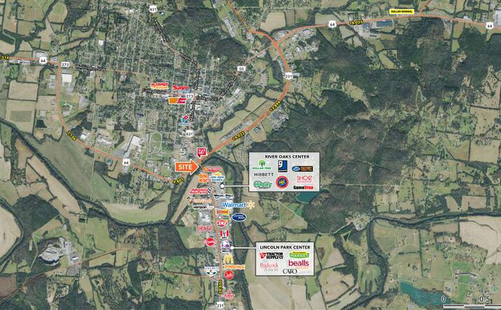 Pictures of Retail property located at 1107 Huntsville Hwy, Fayetteville, TN 37334 for sales - image #1