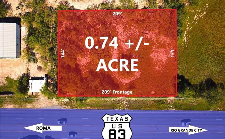 Pictures of Land property located at SH-20A W US Hwy 83, Rio Grande City, TX 78582 for sales - image #1