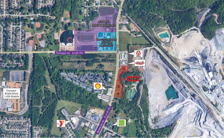 Pictures of Land property located at 9910 Highway 119, Alabaster, AL 35007 for sales - image #1