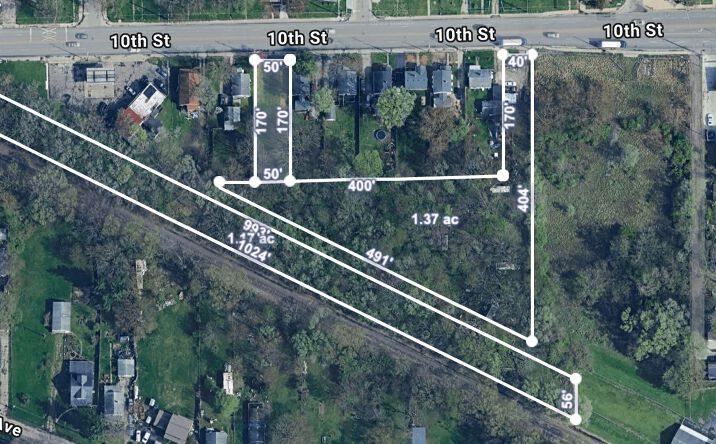 Pictures of Land property located at 3509 W 10th St, Indianapolis, IN 46222 for sales - image #1
