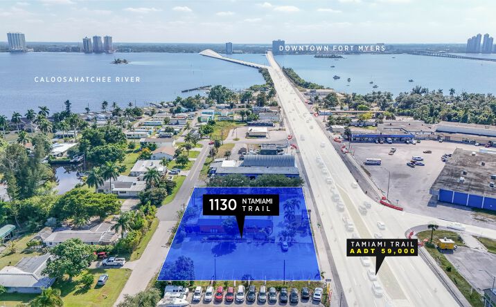 Pictures of Business for Sale, Retail property located at 1130 N Tamiami Trail, North Fort Myers, FL 33903 for sales - image #1