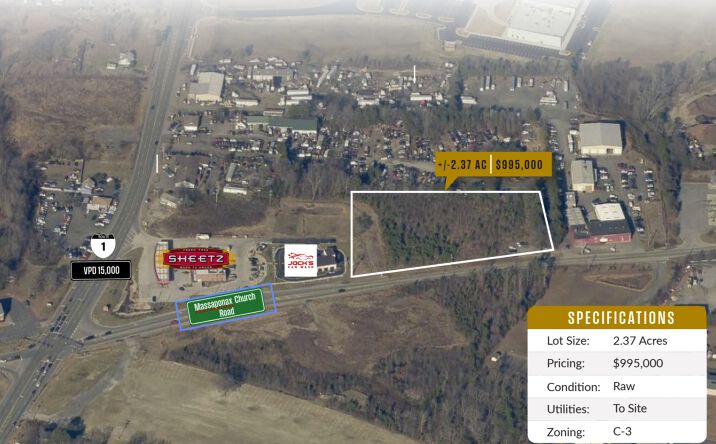 Pictures of Land property located at 8601 Patriot Hwy, Fredericksburg, VA 22407 for sales - image #1