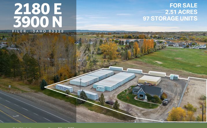 Pictures of Self Storage property located at 2180 E 3900 N, Filer, ID 83328 for sales - image #1