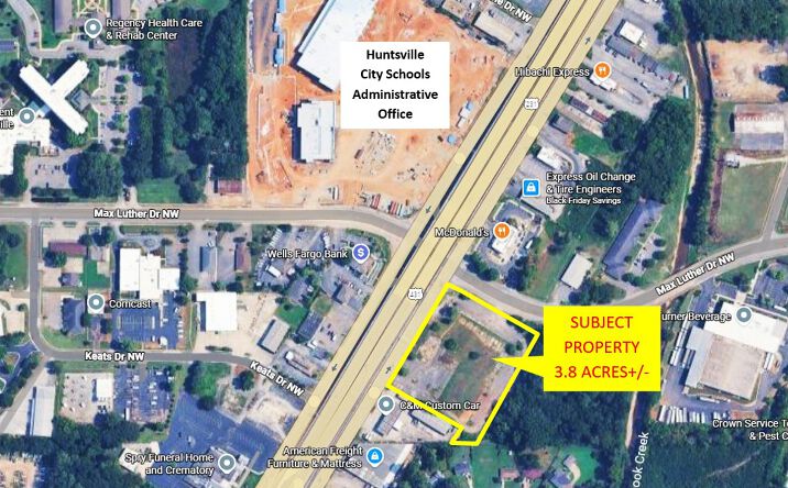 Pictures of Land property located at 2524 N Memorial Pkwy, Huntsville, AL 35810 for sales - image #1