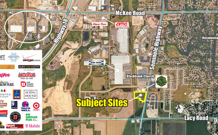 Pictures of Land property located at Seminole Highway and Lacy Road, Fitchburg, WI 01420 for sales - image #1
