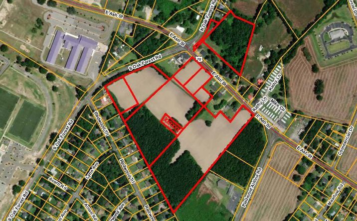 Pictures of Land property located at E Ash Street and S Oak Forest Road, Goldsboro, NC 27534 for sales - image #1