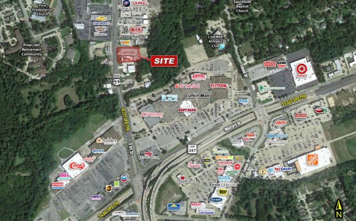 Pictures of Land property located at 1901 S First St, Lufkin, TX 75901 for sales - image #1