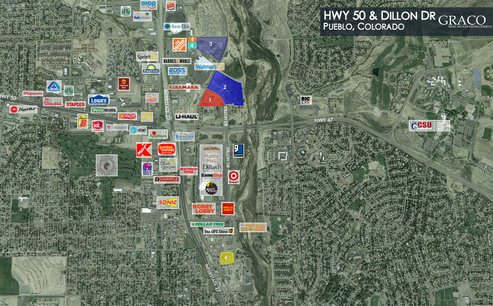 Pictures of Land property located at 1.74 Acre Lot at US Hwy 50 & Dillon Dr, Pueblo, CO 81008 for sales - image #1