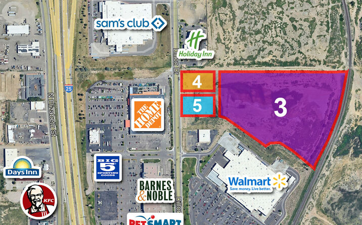 Pictures of Land property located at 1.74 Acre Lot at US Hwy 50 & Dillon Dr, Pueblo, CO 81008 for sales - image #1