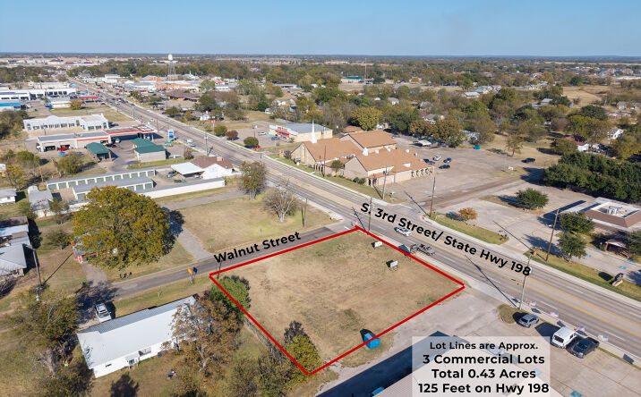 Pictures of Land property located at 602 S 3rd St, Mabank, TX 75147 for sales - image #1