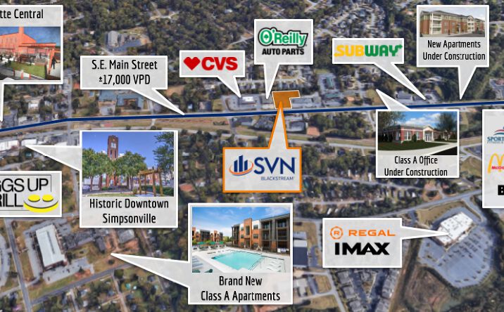 Pictures of Land property located at 407 S.E. Main Street, Simpsonville, SC 29681 for comps - image #1