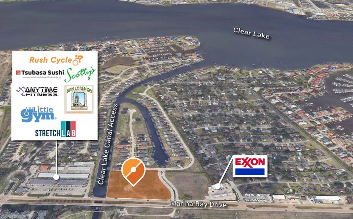 Pictures of Land property located at NWC Marina Bay Drive & Cypress Bay Boulevard, Kemah, TX 77565 for sales - image #1