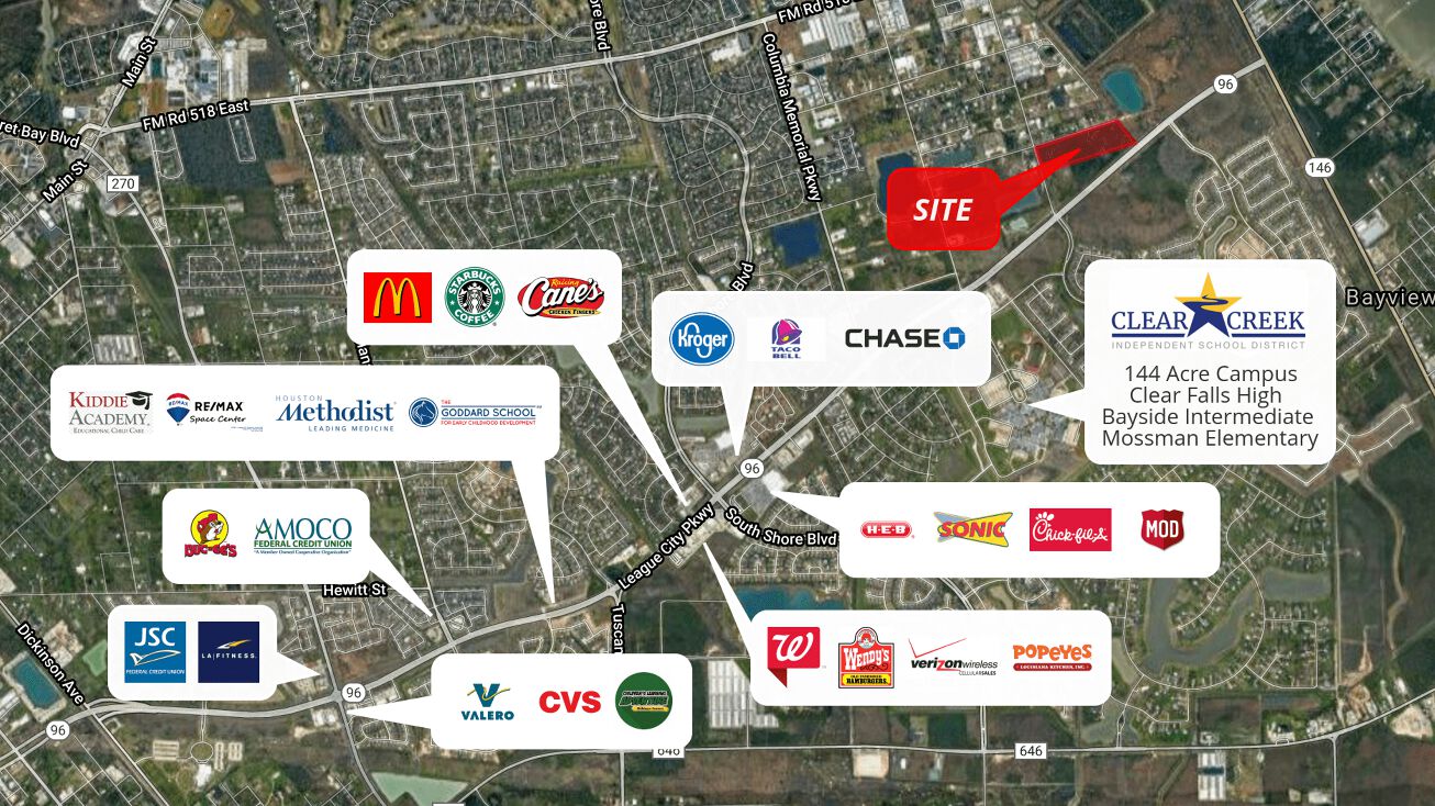 SEC Anders Lane & Kemah Drive, Kemah, TX 77565